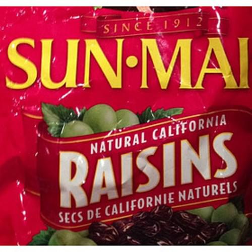 SunMaid Raisins 40 g, Nutrition Information Innit