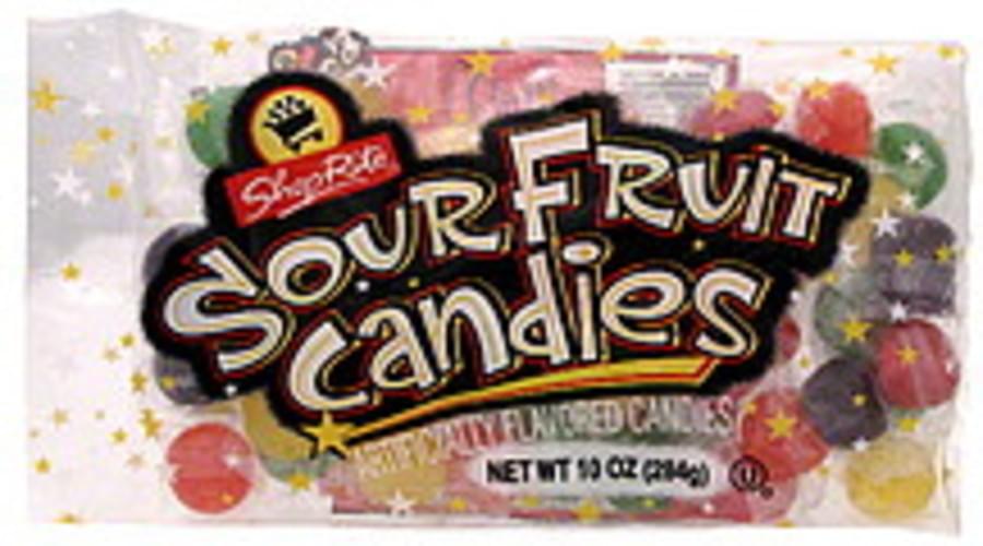 ShopRite Sour Fruit Candies 10 oz, Nutrition Information Innit