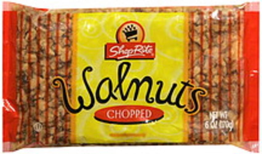 ShopRite Chopped Walnuts 6 oz, Nutrition Information Innit