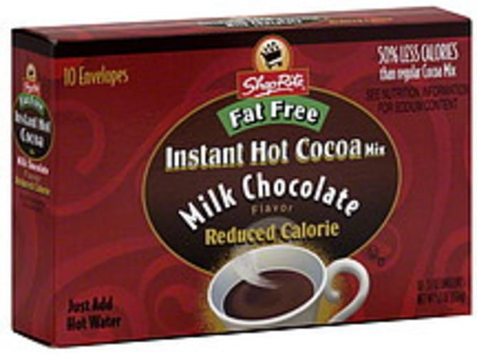 ShopRite Instant, Milk Chocolate Flavor, Reduced Calorie, Fat Free Hot