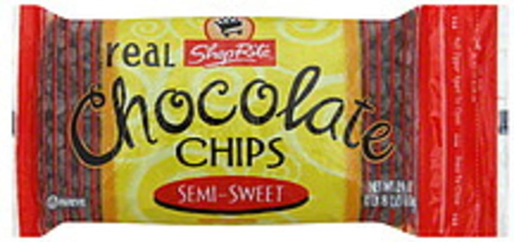 ShopRite Real, SemiSweet Chocolate Chips 24 oz, Nutrition