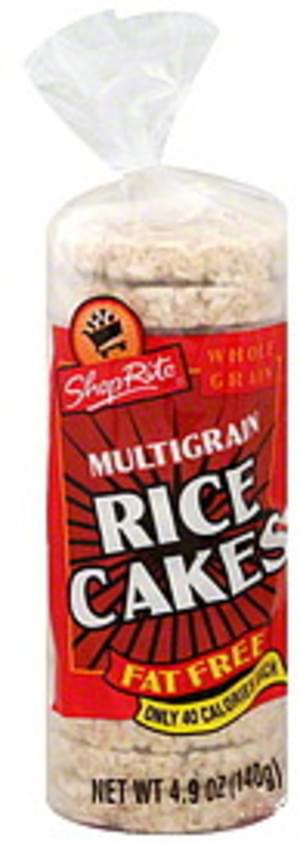 ShopRite Fat Free, Whole Grain, Multigrain Rice Cakes - 4.9 oz