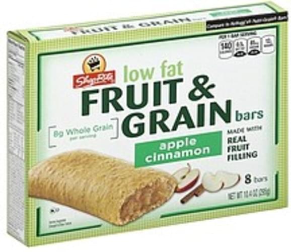 ShopRite Low Fat, Apple Cinnamon Fruit & Grain Bars 8 ea, Nutrition