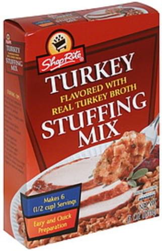 ShopRite Turkey Stuffing Mix - 6 oz, Nutrition Information ...