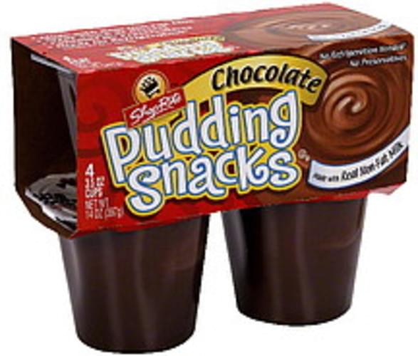 ShopRite Chocolate Pudding Snacks 4 ea, Nutrition Information Innit