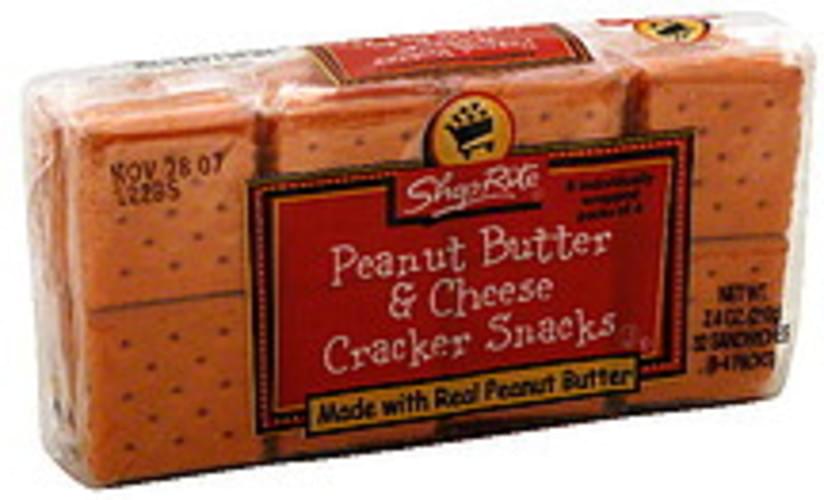 ShopRite Peanut Butter Cheese Cracker Snacks 8 ea, Nutrition