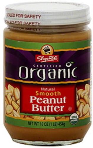 ShopRite Smooth Peanut Butter - 16 oz