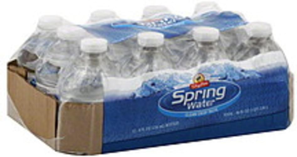ShopRite Spring Water 12 ea, Nutrition Information Innit