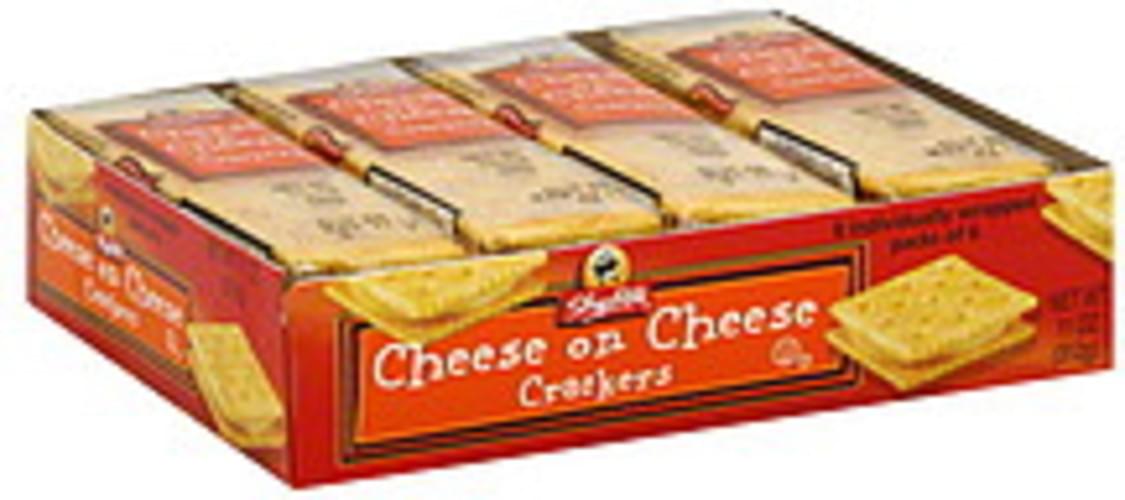 ShopRite Cheese On Cheese Crackers 8 ea, Nutrition Information Innit