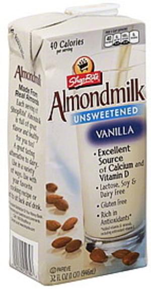 ShopRite Unsweetened, Vanilla Almondmilk - 32 oz