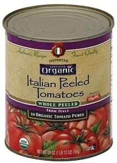 ShopRite Tomatoes Italian Peeled, in Organic Tomato Puree, Whole