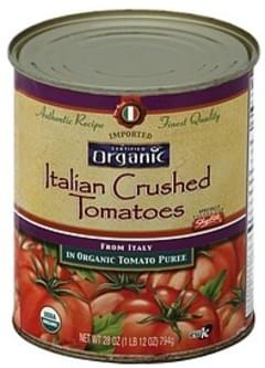 ShopRite Tomatoes Italian, in Organic Tomato Puree, Crushed