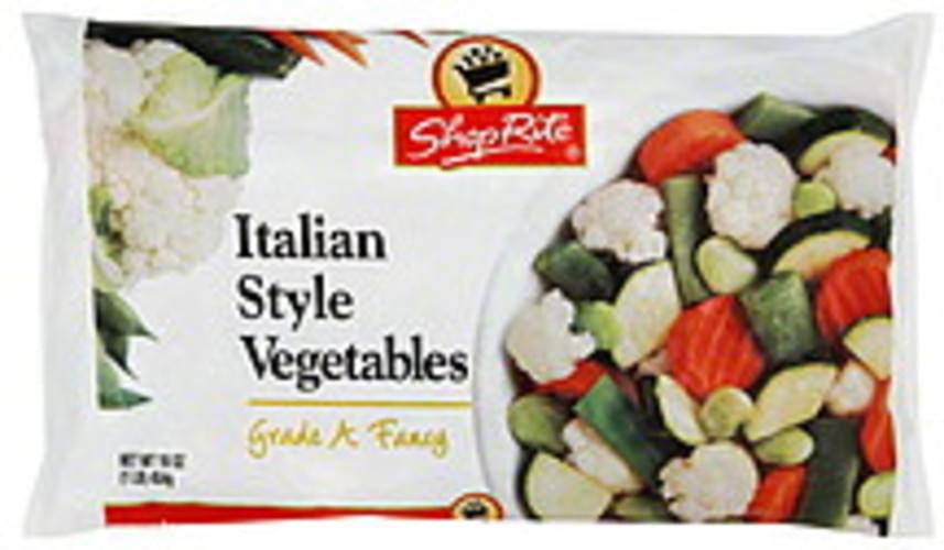 ShopRite Italian Style Vegetables 16 oz, Nutrition Information Innit
