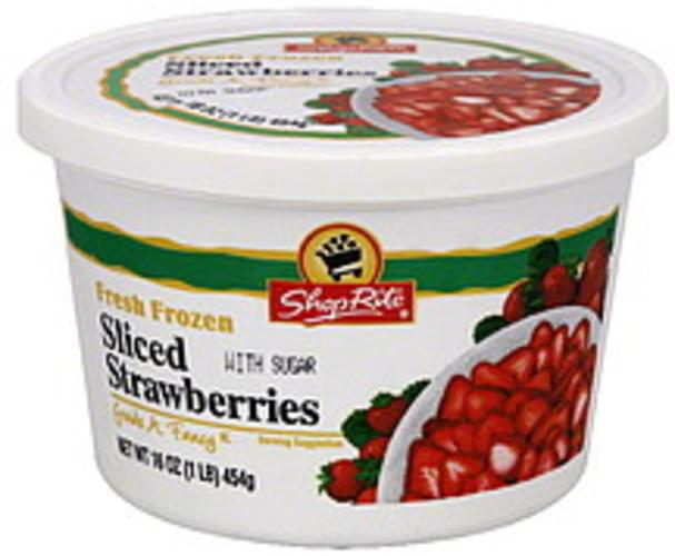 ShopRite Fresh Frozen Sliced Strawberries 16 oz, Nutrition