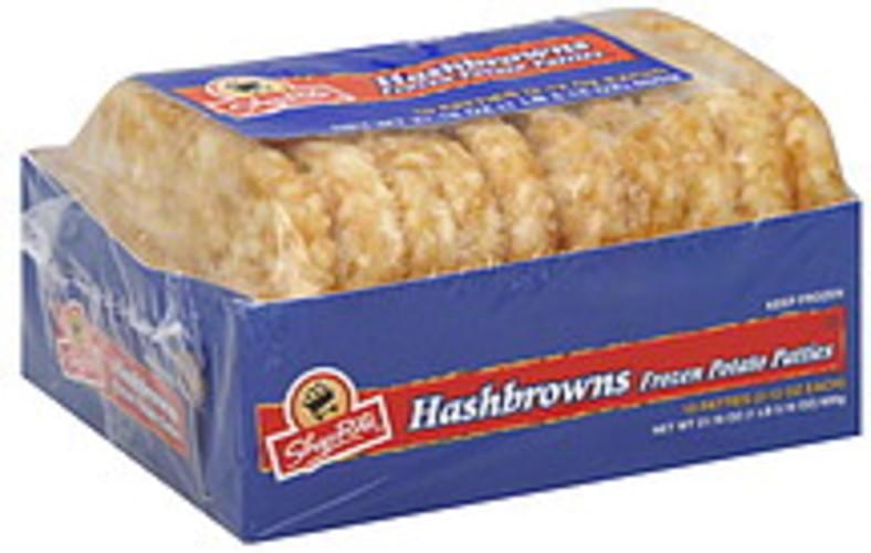 ShopRite Hashbrowns Frozen Potato Patties 10 ea, Nutrition