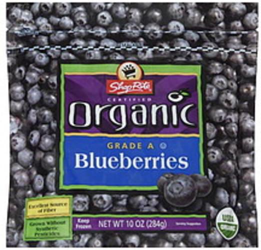 ShopRite Organic Blueberries 10 oz, Nutrition Information Innit