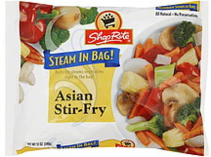 ShopRite Asian, Steam in Bag! StirFry 12 oz, Nutrition Information