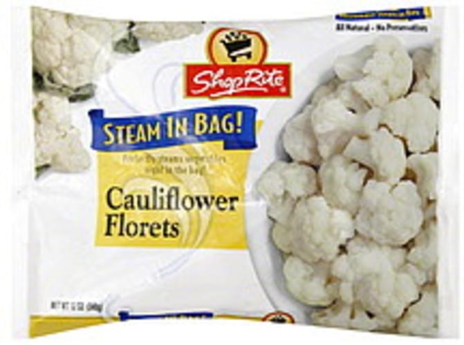 ShopRite Cauliflower Florets 12 oz, Nutrition Information Innit