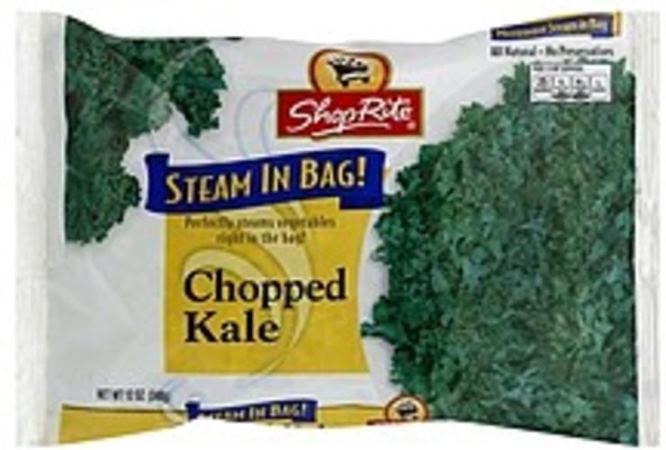 ShopRite Chopped, Steam in Bag Kale - 12 oz