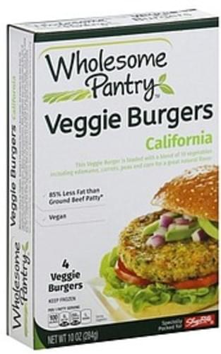 Wholesome Pantry Veggie, California Burgers - 4 ea