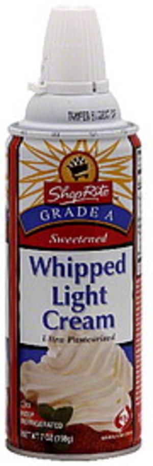 Land o lakes whipped cream nutrition