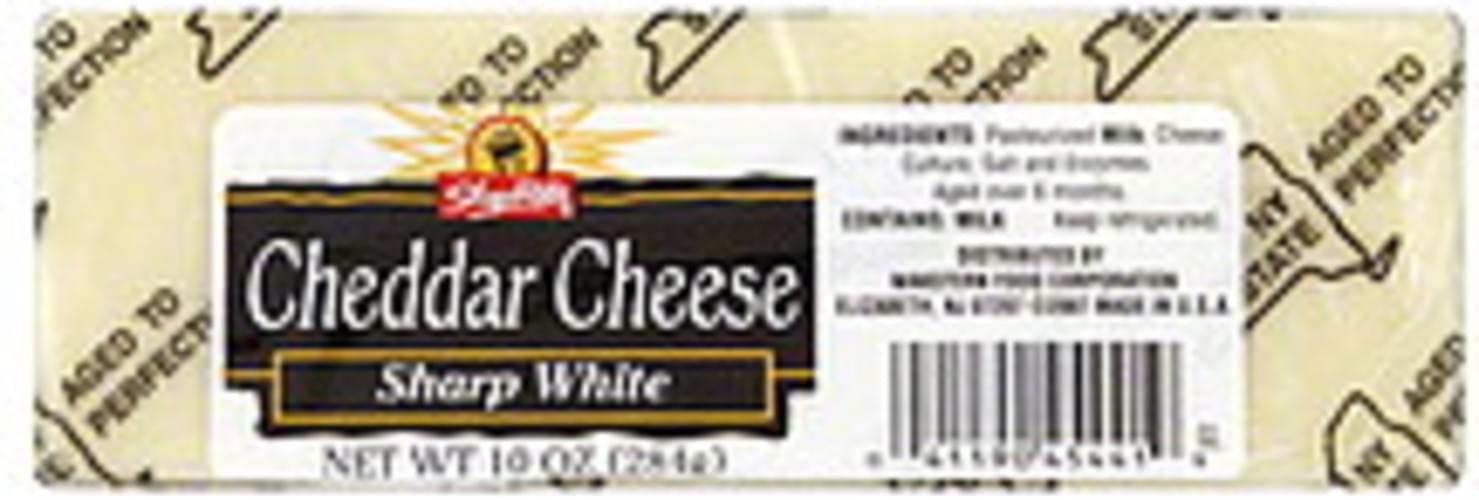 ShopRite Cheddar, Sharp White Cheese 10 oz, Nutrition Information Innit