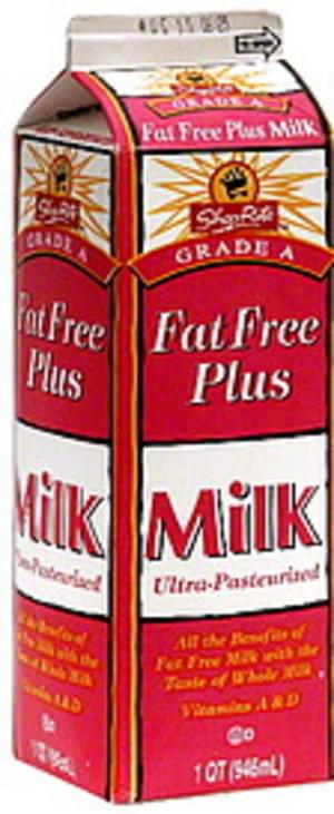 ShopRite Fat Free Plus Milk - 1 QT