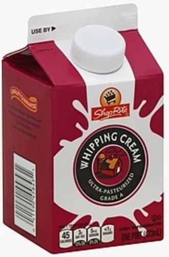 ShopRite Whipping Cream - 1 pt