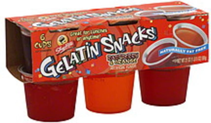 ShopRite Raspberry & Orange Gelatin Snacks 6 ea, Nutrition