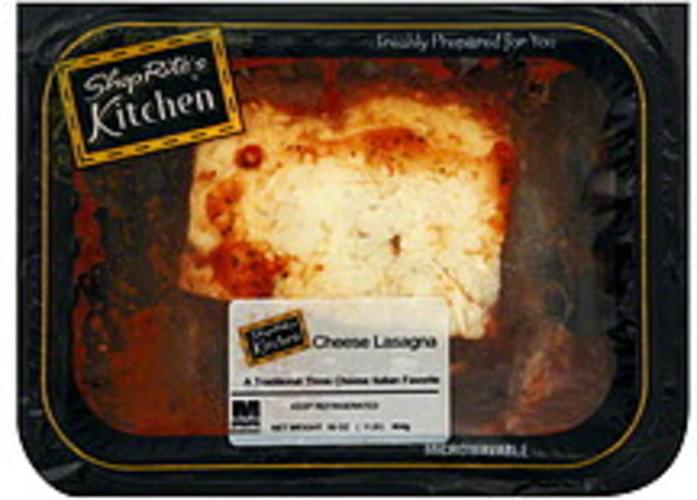 ShopRite Cheese Lasagna 16 oz, Nutrition Information Innit