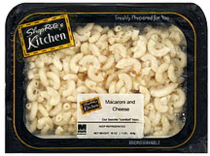 ShopRite Natural White Cheddar Macaroni and Cheese 16 oz, Nutrition