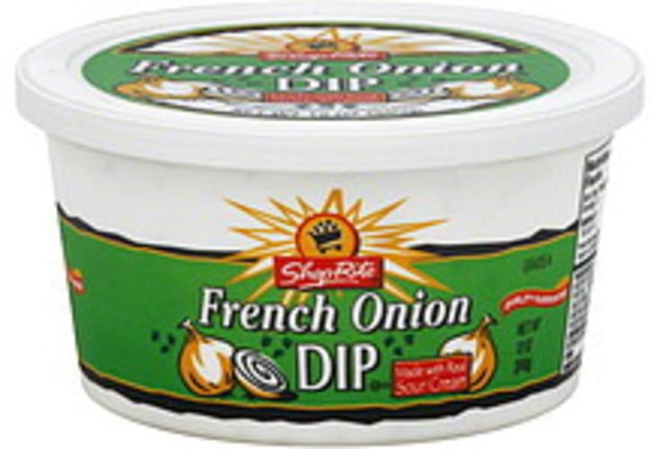 ShopRite French Onion Dip 12 oz, Nutrition Information Innit