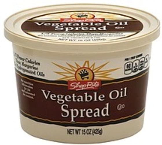 ShopRite 51 Vegetable Oil Spread 15 oz, Nutrition Information Innit
