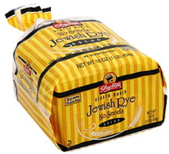 ShopRite Jewish Rye, No Seeds Bread 16 oz, Nutrition Information Innit