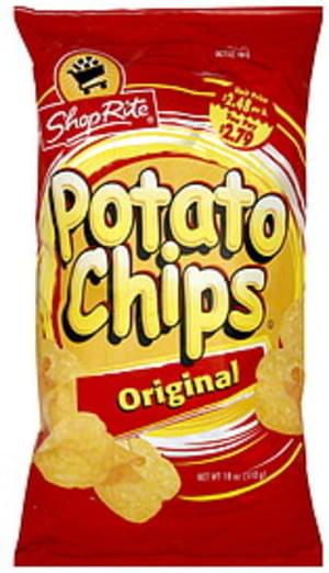 ShopRite Original Potato Chips - 18 oz, Nutrition Information | Innit