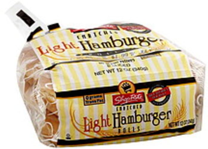 ShopRite Hamburger, Light, Enriched Rolls 8 ea, Nutrition Information Innit