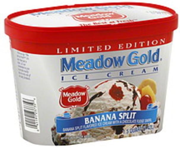 Meadow Gold Banana Split Ice Cream 1.5 QT, Nutrition Information Innit