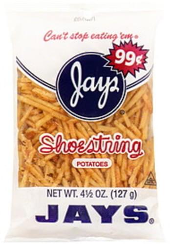 Jays Pre-Priced Shoestring Potatoes - 4.5 oz, Nutrition Information | Innit