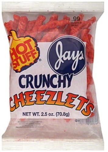 Jays Crunchy, Hot Stuff Cheezlets - 2.5 oz, Nutrition Information | Innit