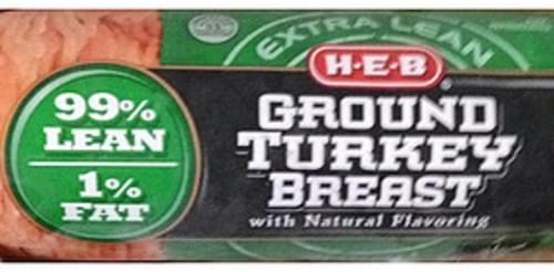 H-E-B Ground Turkey Breast - 112 g
