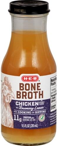 Heb Chicken with Rosemary Lemon Bone Broth - 9.5 oz