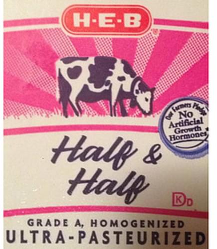 H E B Half Half Milk Cream 30 Ml Nutrition Information Innit
