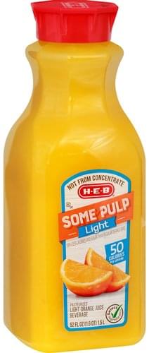Heb Light Some Pulp Orange Juice 52 Oz Nutrition Information Innit Heb Light Some Pulp Orange Juice 52 Oz Nutrition Information Innit