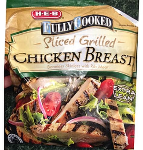 H-E-B Sliced Grilled Chicken Breasts - 85 g