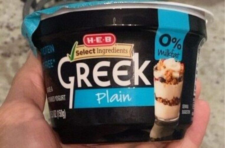 HEB 0 milkfat Greek Yogurt 150 g, Nutrition Information Innit