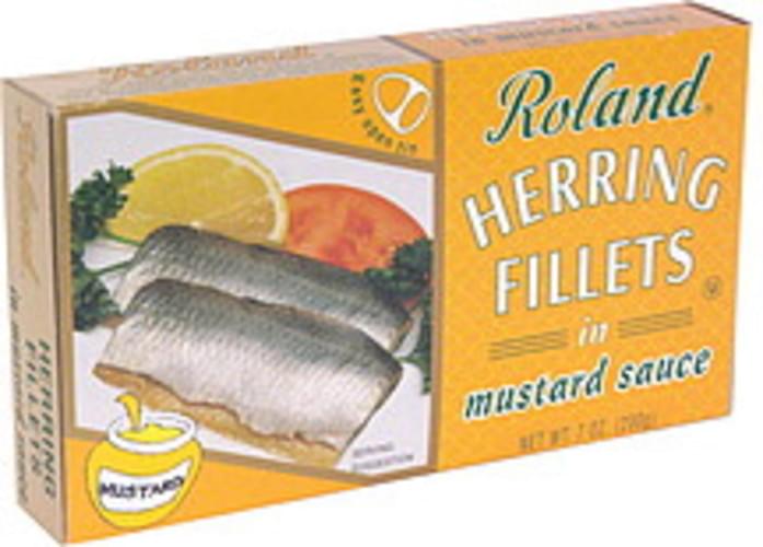Roland Herring Fillets in Mustard Sauce 7 oz, Nutrition Information