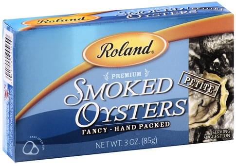 Roland Smoked, Premium, Petite Oysters - 3 oz