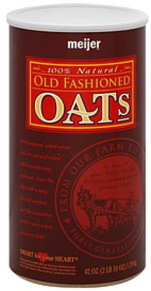 Meijer Old Fashioned Oats - 42 oz