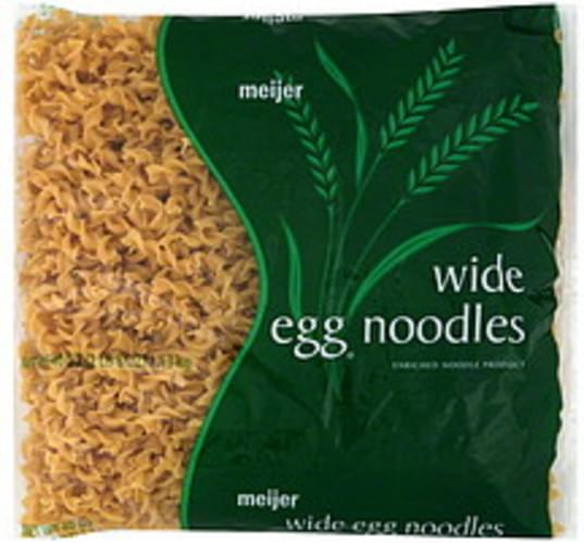 Meijer Wide Egg Noodles 40 oz, Nutrition Information Innit