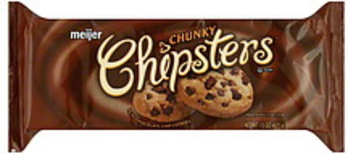 Meijer Chocolate Chip, Chunky Cookies 15 oz, Nutrition Information